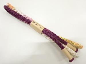 未使用品　正絹　手組帯締め